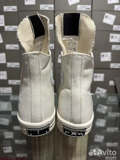 Rick Owens Drkshdw Converse Turbodrk White