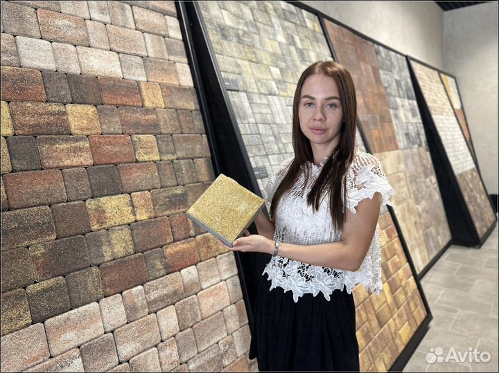 Тротуарная плитка вибропрессованная