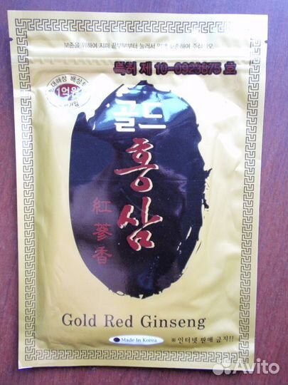 Корейский пластырь с женьшенем