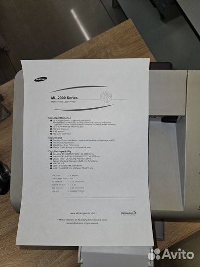 Принтер лазерный samsung