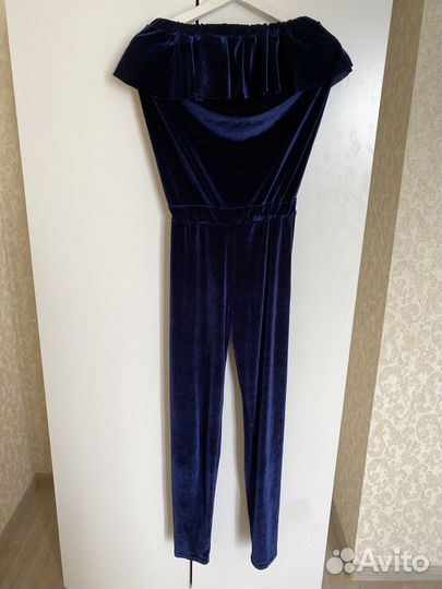 Комбинезон бархатный