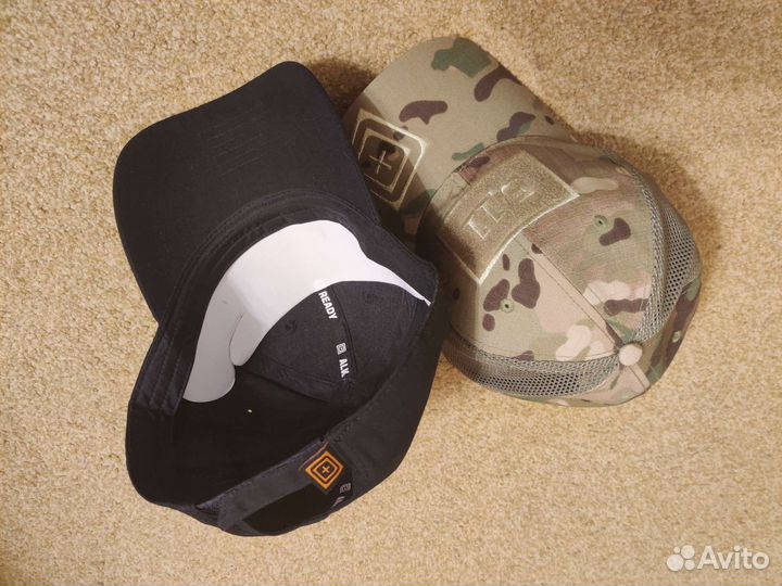 Бейсболка 5.11 tactical, черная и мультикам