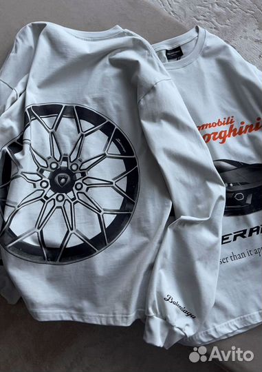 Лонгслив Balenciaga lamborghini oversize