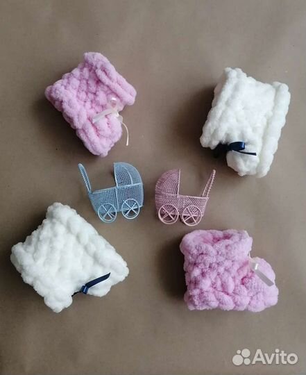 Пинетки вязаные от 0 до 3 месяцев