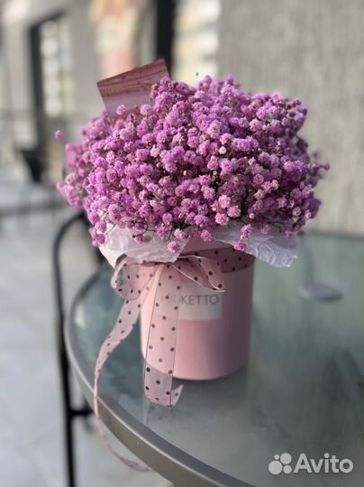 Цветочная композиция из гипсофилы Доставка Цветы