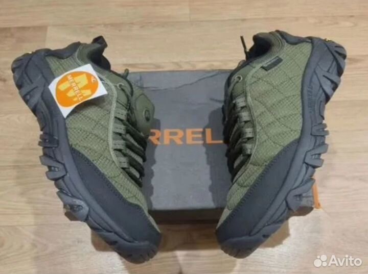 Кроссовки новые Merrell Vibram Gore-tex термо Хаки