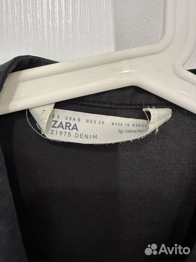 Платье рубашка zara