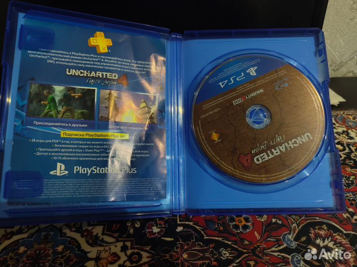 Диски на ps4 : uncharted Путь вора 4