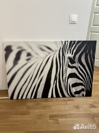 Картина зебра IKEA