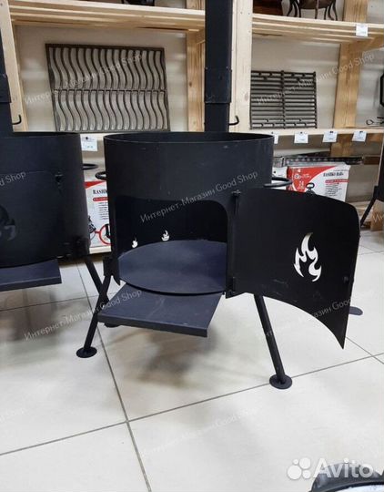 Печь под казан с трубой 360 мм. (под казан 12 л.)