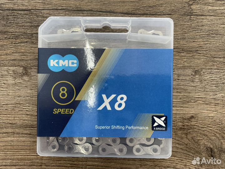 Цепь KMC X8-X9-Z7 для велосипеда