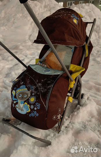 Коляска санки