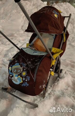 Коляска санки