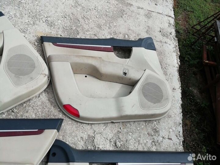 Обшивка дверей hyundai santa fe 2006г