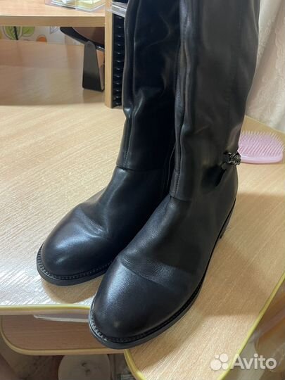Сапоги осенние натуральная кожа