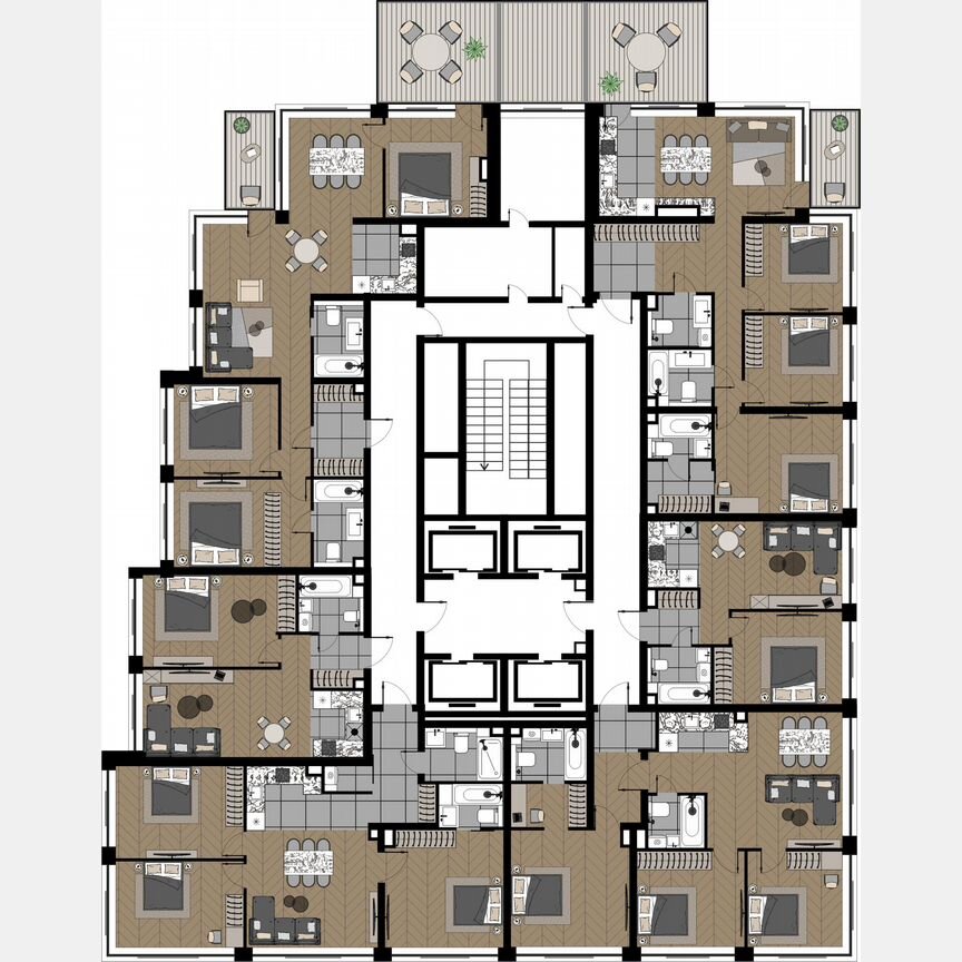 4-к. квартира, 96,4 м², 18/25 эт.