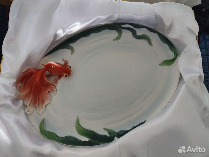 Фарфоровая посуда золотая рыбка