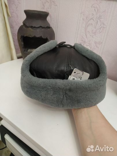 Шапка мутон мужская