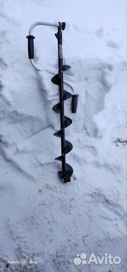 Ледобур тонар 130R телескоп