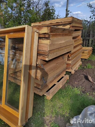 Деревянные оконные блоки из массива дуба