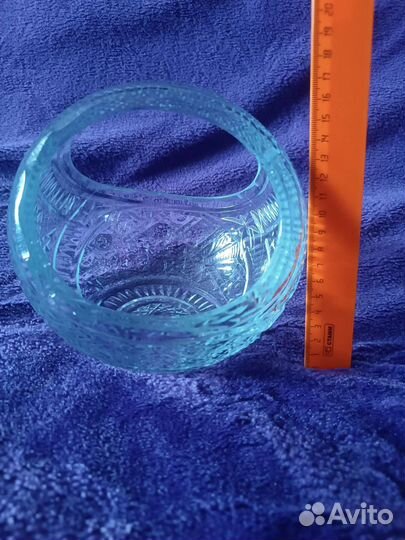 Хрустальная ваза конфетница