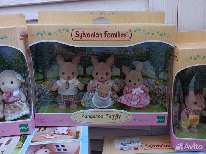 Домики и семьи sylvanian family