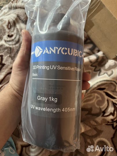 Фотополимерная смола Anycubic 3D Resin 405m 2 шт