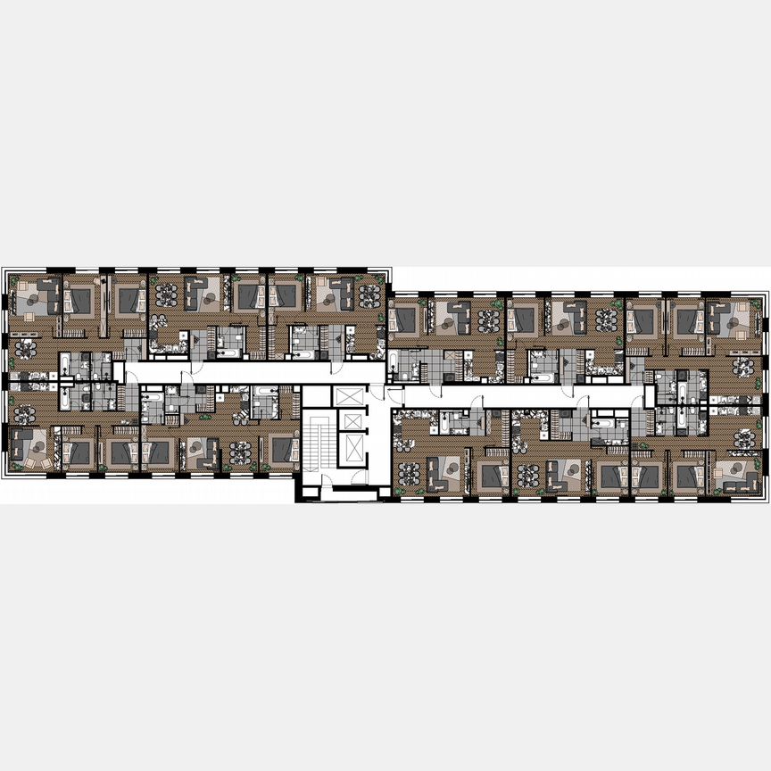3-к. апартаменты, 67,4 м², 22/23 эт.