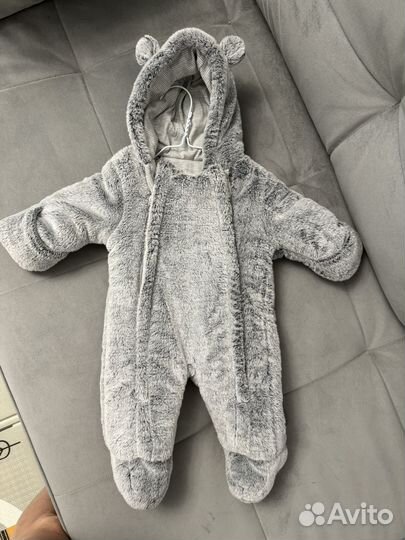 Комбинезон демисезонный 56 62 меховой