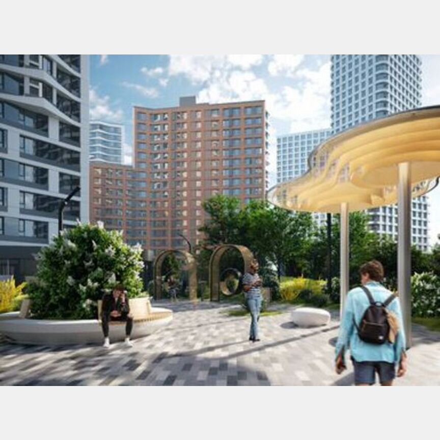 1-к. квартира, 41,6 м², 17/25 эт.