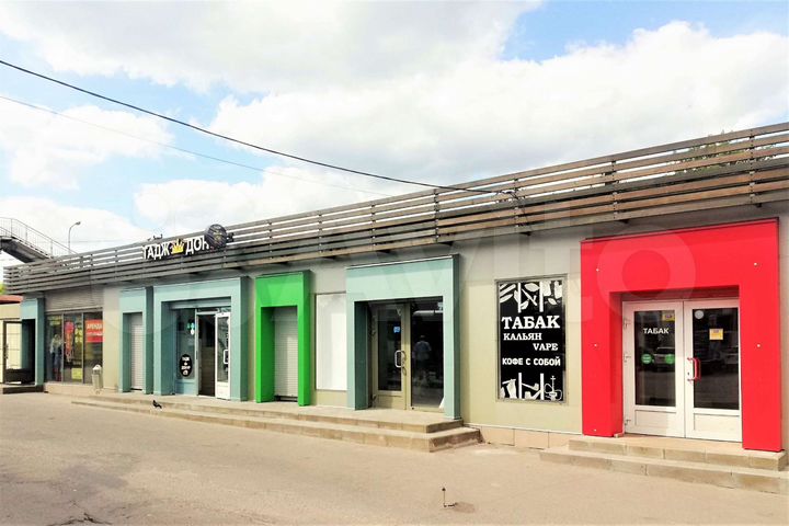Торговая площадь от 6 до 130 м²