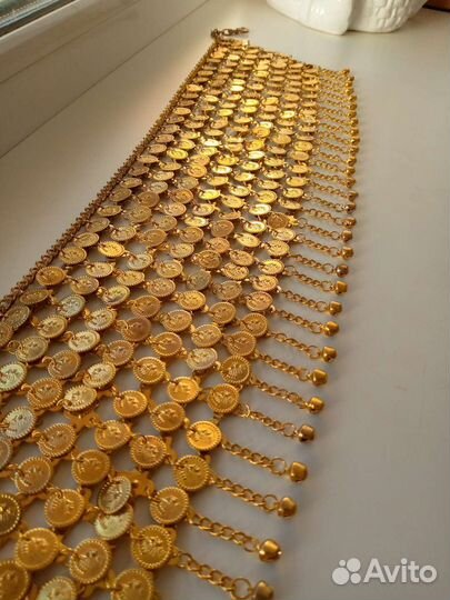 Пояс Мониста для восточных танцев живота