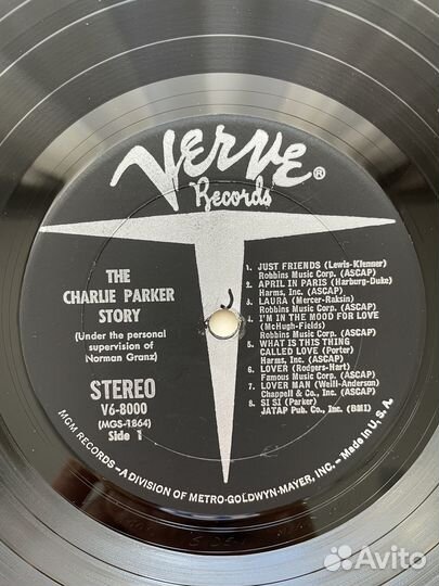 Thelonious Monk/ Charlie Parker/ Charlie Mingus/LP