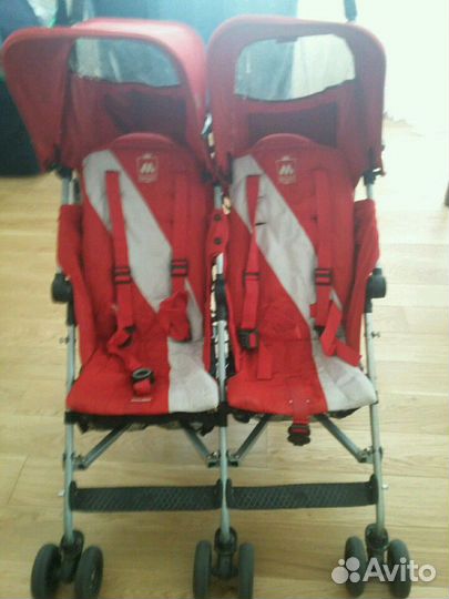 Детское прогулочная коляска для двойняшек Макларен