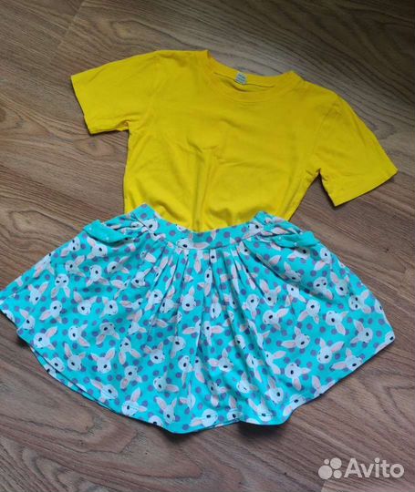 Одежда для девочки пакетом 122-128 см