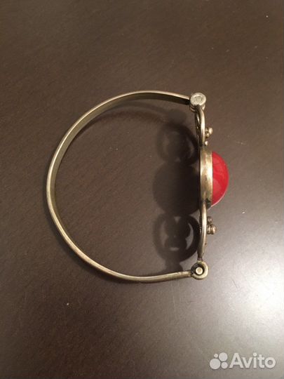 Браслет с кораллом 1989г