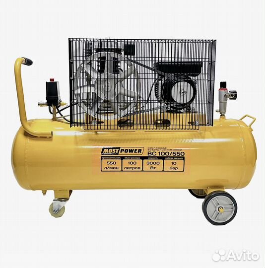 Компрессор ременной most power BC 100/400