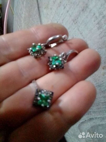 Серебряные серьги