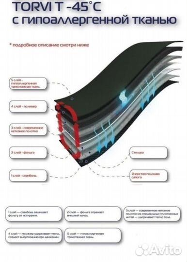 Сапоги зимние мужские эва torvi -45C. 45р