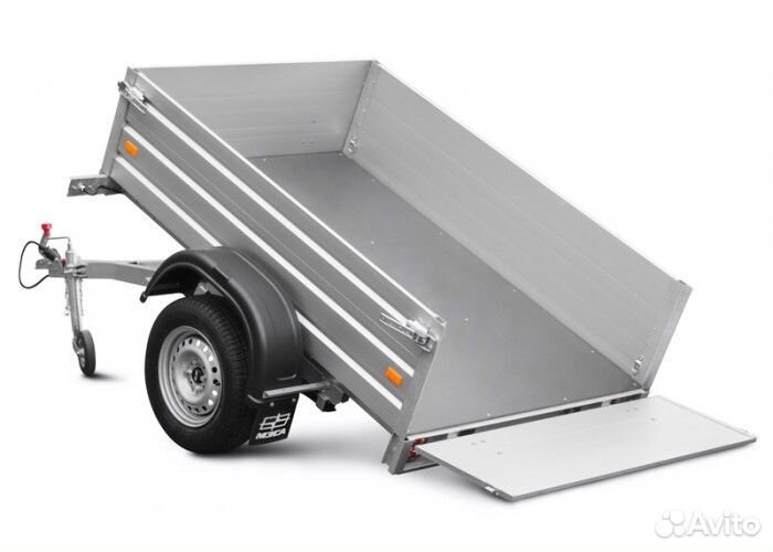 Прицеп с алюминиевыми бортами мзса 817710.034