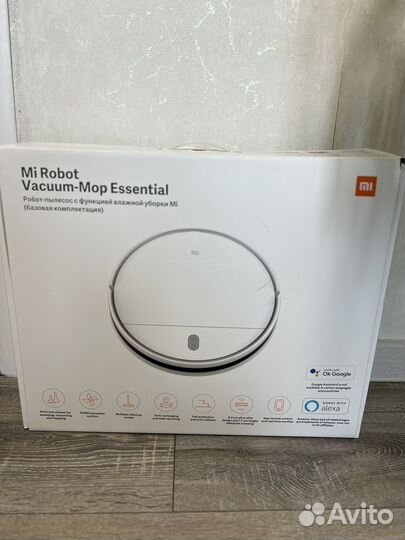 Робот пылесос xiaomi mi robot vacuum mop essential