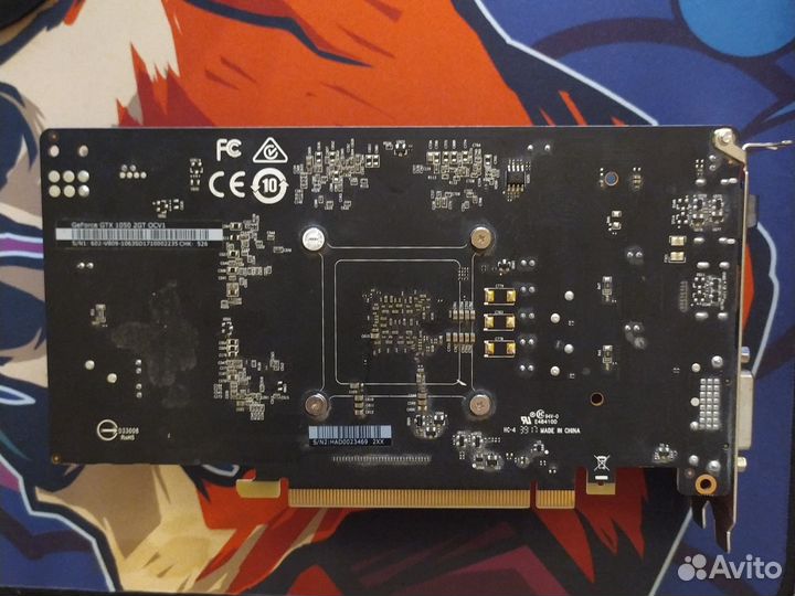 Видеокарта msi Geforce gtx 1050 ti 4 gb