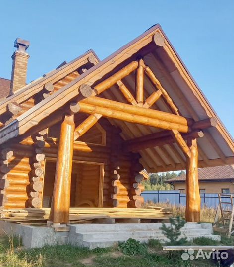 Сруб канадская рубка под ключ