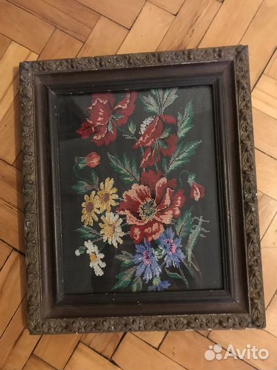 Картина вышивка