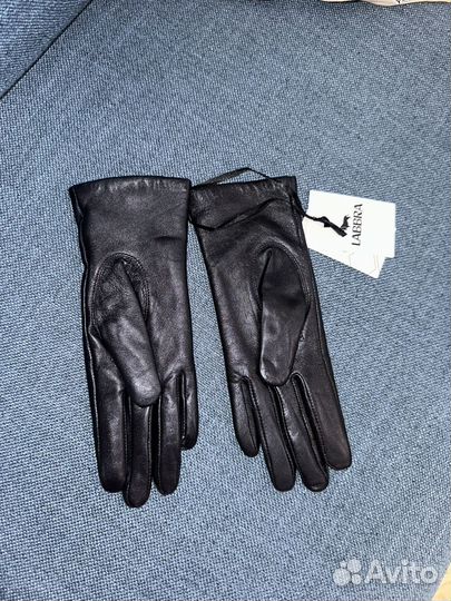 Перчатки женские кожаные Labbra размер 7