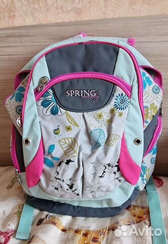 Детский школьный рюкзак с ортопедической спинкой