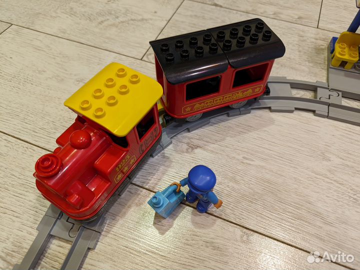 Lego duplo поезд на паровой тяге
