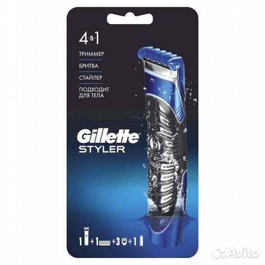 Стайлер gillette Fusion Pro Glide +1 см. кассета P