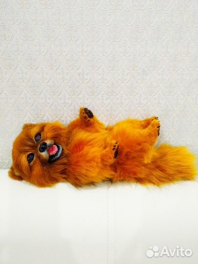 Шпиц щенок (игрушка, ручная работа)