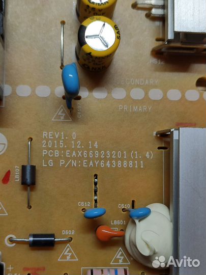 Плата питания LG EAX66923201